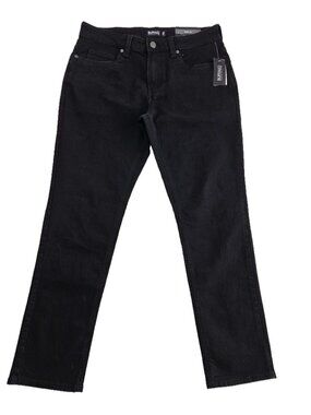 Buffalo David Bitton Ash Jeans Men's 33x30 Black Wash Stretch NEW Straight NWT